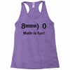 math is fun Racerback Tank