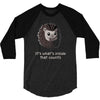 it's what's inside that counts 3/4 Sleeve Shirt