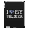 i love my soldier navy camouflage iPad 3 and 4 Case