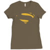 man of steel Ladies Fitted T-Shirt