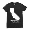 Whale's Vagina CA Ladies Fitted T-Shirt