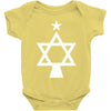 chrismukkah tree christmas Baby Bodysuit