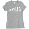 evolution of a golfer Ladies Fitted T-Shirt