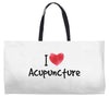 I Love Acupuncture Weekender Totes