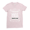 vintage made in 1955 perfectly aged a living legend Ladies Fitted T-Shirt