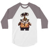 Wall-E Friends Groot 3/4 Sleeve Shirt