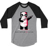 black, red and white 3/4 Sleeve Shirt