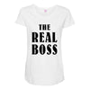 The Boss - The Real Boss Maternity Scoop Neck T-shirt