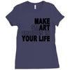 make smart choicees in your life Ladies Fitted T-Shirt
