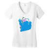b is for blood sugar Women's V-Neck T-Shirt