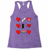 ls lesbian full heart Racerback Tank
