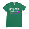 you can't scare me i'm a mother Ladies Fitted T-Shirt