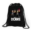 dobre twins dobre brother Drawstring Bags