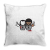 pulp fiction cartoon ideal birthday present or gift Throw Pillow