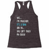 Yes...I'm Pregnant.It's a Boy! And No...You Can't Touch My Belly! Racerback Tank