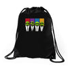 reservoir turtles Drawstring Bags