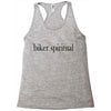 biker spiritual Racerback Tank
