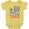 This Girl Loves Siberian Husky Baby Onesie