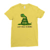 don't tread on memes Ladies Fitted T-Shirt