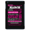 quens are born in march iPad Mini