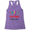 legends are born february Racerback Tank