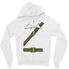 tunic for heroes Zipper Hoodie
