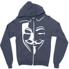 anonymous hacker che new Zipper Hoodie