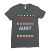 ugly christmas aunt Ladies Fitted T-Shirt