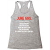 June Girl Hated By Many Racerback Tank
