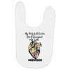 my body is a garden, not a graveyard Baby Bibs