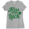kiss me for luck Ladies Fitted T-Shirt