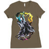 wolf Ladies Fitted T-Shirt