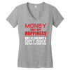 money can't buy happiness but it can buy a dirt bike Women's V-Neck T-Shirt