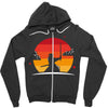 Samurai Sunset Zipper Hoodie