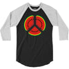 watermelon peace sign 3/4 Sleeve Shirt