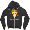 pizza chew! Zipper Hoodie