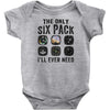 Pilots Six Pack Airplane Instruments Infant Clothing