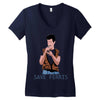 save ferrıs Women's V-Neck T-Shirt