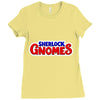 Sherlock Gnomes Ladies Fitted T-Shirt