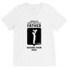 Having Kids Doesn't Make You a Father Raising Them Does V-Neck Tee