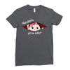 July Peeking Out Baby Girl in Spanish Ladies Fitted T-Shirt