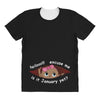 January Peeking Out Baby Girl All Over Women's T-shirt