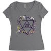 20 Dice Flowers Women's Triblend Scoop T-shirt