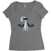 disco time Women's Triblend Scoop T-shirt