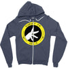 kurupt fm throw up your k's Zipper Hoodie