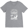 I Dont Need Therapy Need Surfing V-Neck Tee