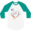 music expresses clef heart girls 3/4 Sleeve Shirt