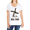 big fan Ladies Curvy T-Shirt