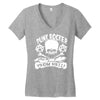 punk rocker from hell Women's V-Neck T-Shirt