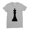 Chess King and Pawn Ladies Fitted T-Shirt